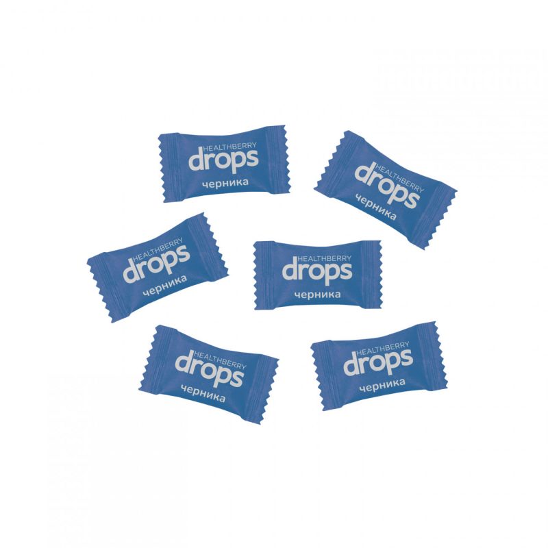 Леденцы «Черника» Healthberry, с витамином C, 12 шт